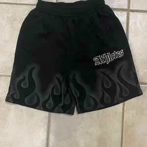 Black Flame Men's Athletic Shorts
